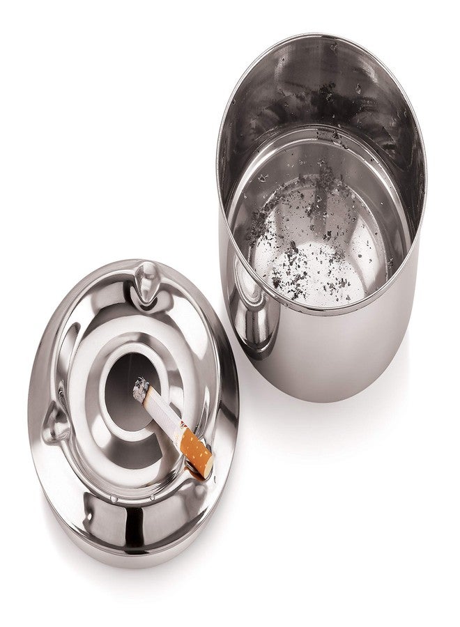 Chef Direct Stainless Steel Ash Tray - Silver 11cm - Image 2